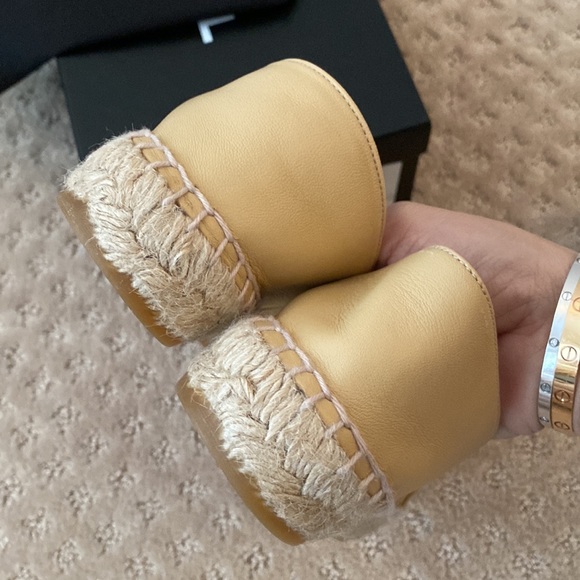 ❌NOT AVAILABLE ❌ CHANEL double espadrilles beige/black with studs - Picture 12 of 16